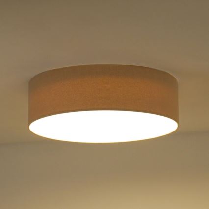Duolla - LED lubinis šviestuvas CORTINA LED/26W/230V diametras 45 cm 4000K smėlio spalva