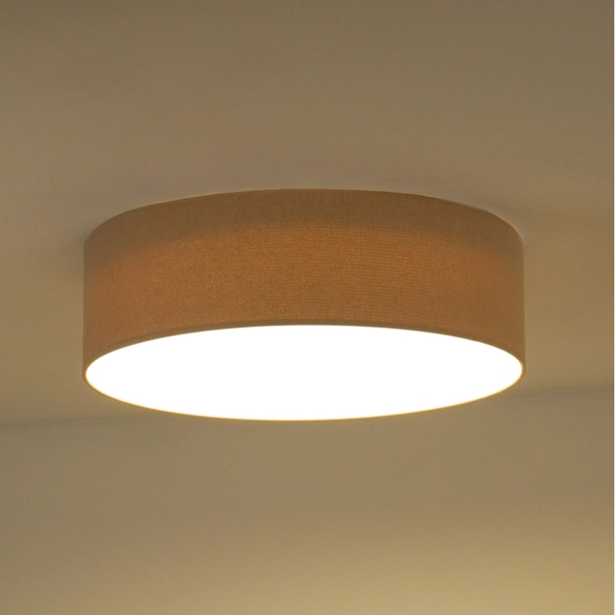 Duolla - LED lubinis šviestuvas CORTINA LED/26W/230V diametras 45 cm 4000K smėlio spalva