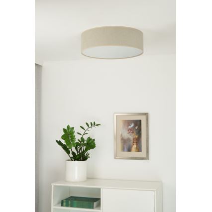 Duolla - LED lubinis šviestuvas CORTINA LED/26W/230V diametras 45 cm 4000K smėlio spalva