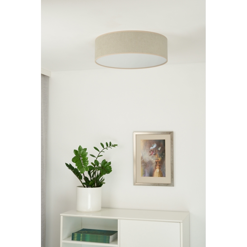 Duolla - LED lubinis šviestuvas CORTINA LED/26W/230V diametras 45 cm 4000K smėlio spalva