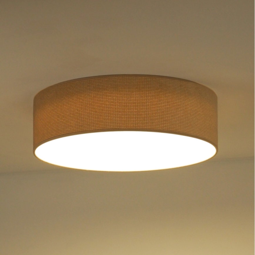 Duolla - LED lubinis šviestuvas CORTINA LED/26W/230V diametras 45 cm 4000K smėlio spalva