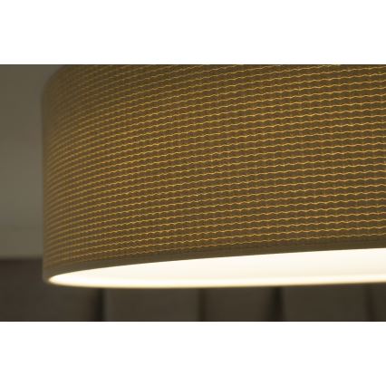 Duolla - LED lubinis šviestuvas CORTINA LED/26W/230V diametras 45 cm 4000K smėlio spalva