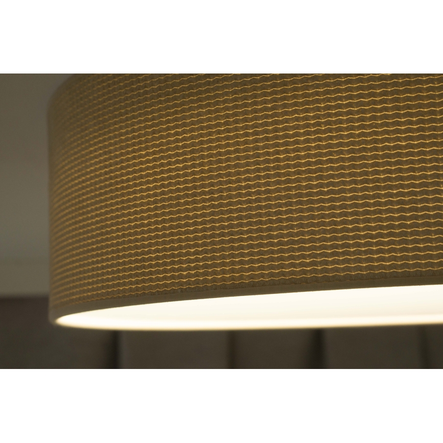 Duolla - LED lubinis šviestuvas CORTINA LED/26W/230V diametras 45 cm 4000K smėlio spalva