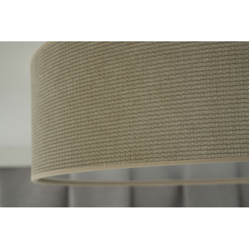 Duolla - LED lubinis šviestuvas CORTINA LED/26W/230V diametras 45 cm 4000K smėlio spalva