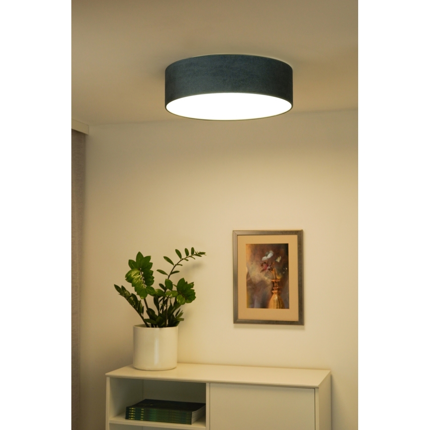 Duolla - LED lubinis šviestuvas CORTINA LED/26W/230V diametras 45 cm 4000K turkis