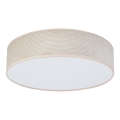 Duolla - LED lubinis šviestuvas CORTINA LED/26W/230V skersmuo 30 cm 4000K smėlio spalvos