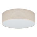 Duolla - LED lubinis šviestuvas CORTINA LED/26W/230V skersmuo 45 cm 4000K smėlio spalvos