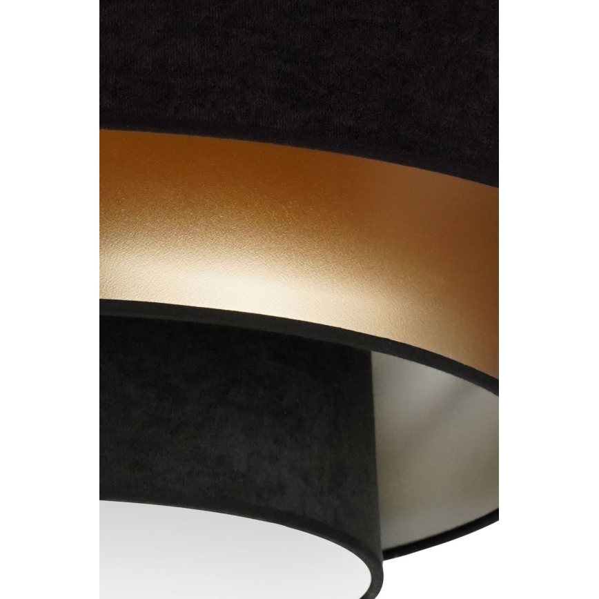 Duolla - LED lubinis šviestuvas LUNETA LED/26W/230V diametras 60 cm 4000K juoda/auksas