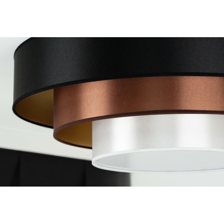 Duolla - LED lubinis šviestuvas LUNETA LED/26W/230V diametras 60 cm 4000K juoda/varis/balta