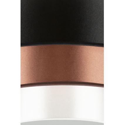 Duolla - LED lubinis šviestuvas LUNETA LED/26W/230V diametras 60 cm 4000K juoda/varis/balta