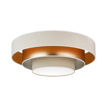 Duolla - LED lubinis šviestuvas LUNETA LED/26W/230V diametras 60 cm 4000K kreminė/auksas/smėlio spalva