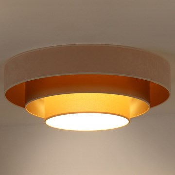 Duolla - LED lubinis šviestuvas LUNETA LED/26W/230V diametras 60 cm 4000K kreminė/auksas/smėlio spalva