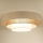 Duolla - LED lubinis šviestuvas LUNETA LED/26W/230V diametras 60 cm 4000K kreminė/ruda