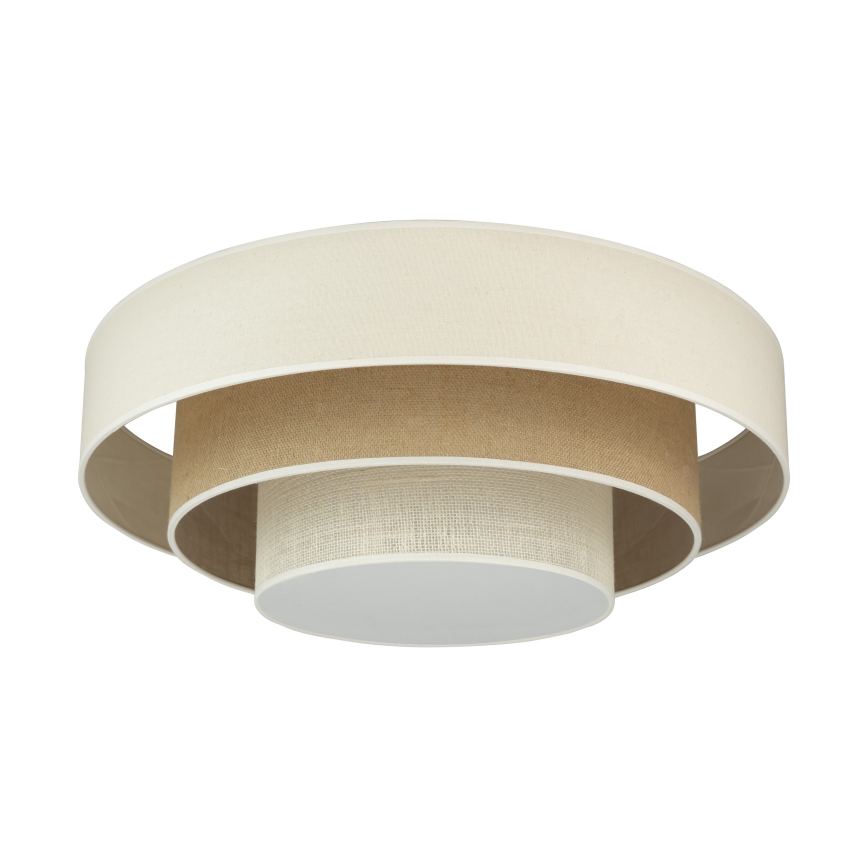 Duolla - LED lubinis šviestuvas LUNETA LED/26W/230V diametras 60 cm 4000K kreminė/ruda