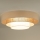 Duolla - LED lubinis šviestuvas LUNETA LED/26W/230V diametras 60 cm 4000K rotangas/smėlio spalva/ruda