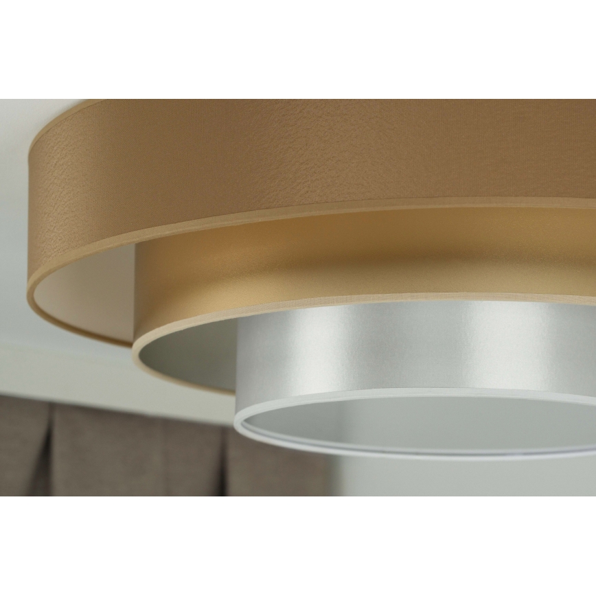 Duolla - LED lubinis šviestuvas LUNETA LED/26W/230V diametras 60 cm 4000K ruda/auksas/balta