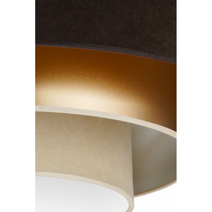 Duolla - LED lubinis šviestuvas LUNETA LED/26W/230V diametras 60 cm 4000K ruda/auksas/kreminė