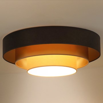 Duolla - LED lubinis šviestuvas LUNETA LED/26W/230V diametras 60 cm 4000K ruda/auksas/kreminė