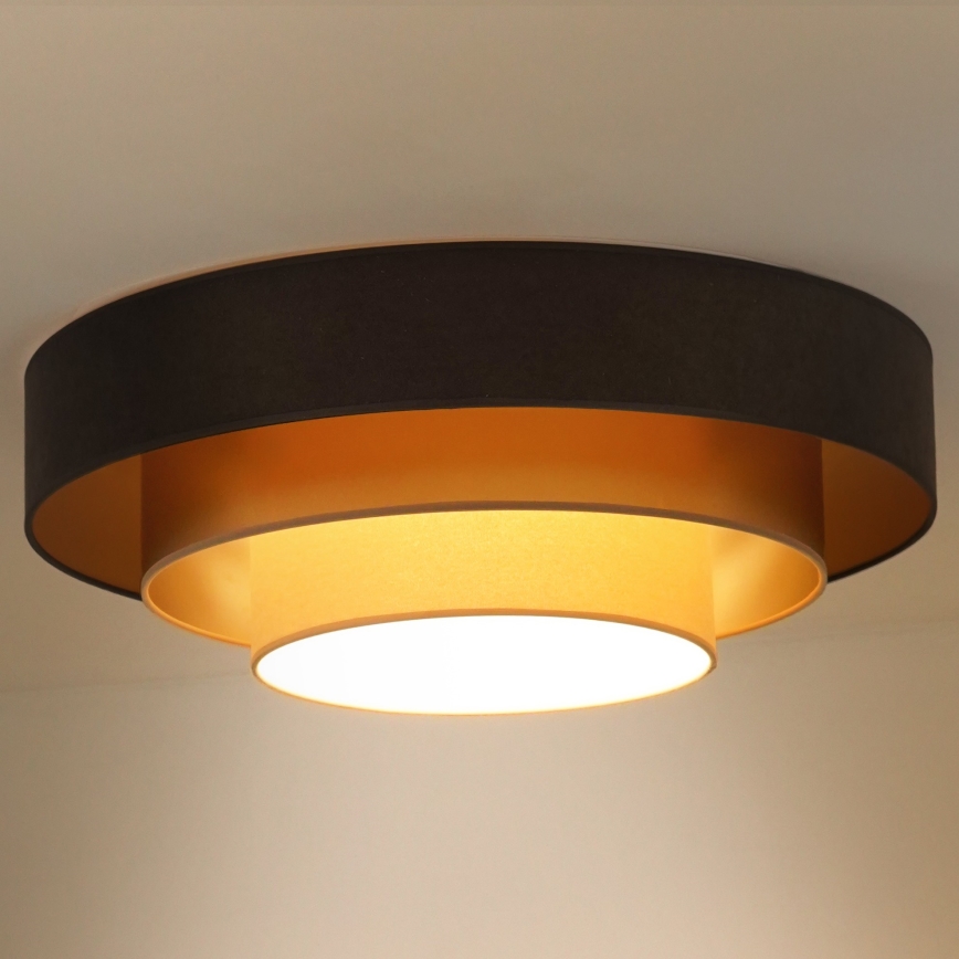 Duolla - LED lubinis šviestuvas LUNETA LED/26W/230V diametras 60 cm 4000K ruda/auksas/kreminė