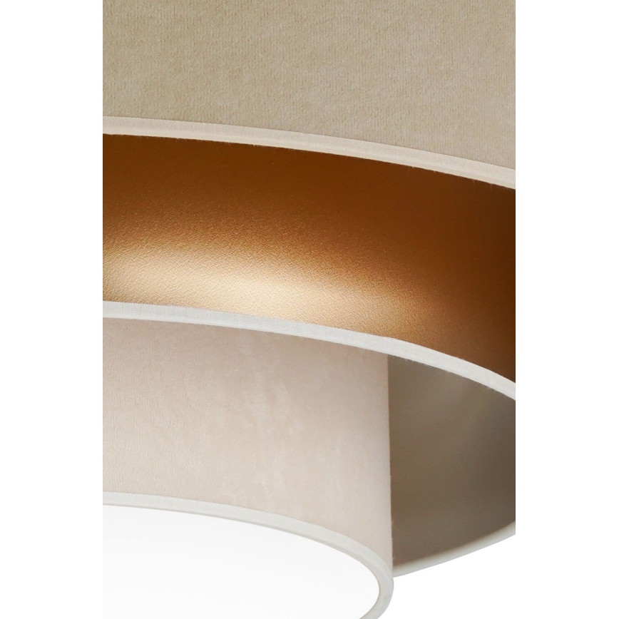 Duolla - LED lubinis šviestuvas LUNETA LED/26W/230V diametras 60 cm 4000K smėlio spalva/auksas/kreminė
