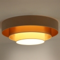 Duolla - LED lubinis šviestuvas LUNETA LED/26W/230V diametras 60 cm 4000K smėlio spalva/auksas/kreminė