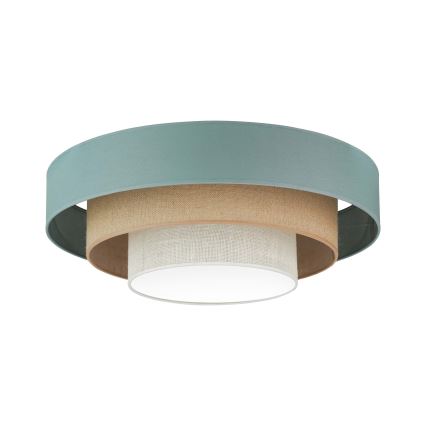 Duolla - LED lubinis šviestuvas LUNETA LED/26W/230V diametras 60 cm 4000K turkis/smėlio spalva/kreminė