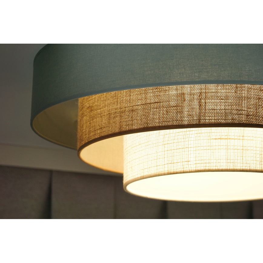 Duolla - LED lubinis šviestuvas LUNETA LED/26W/230V diametras 60 cm 4000K turkis/smėlio spalva/kreminė