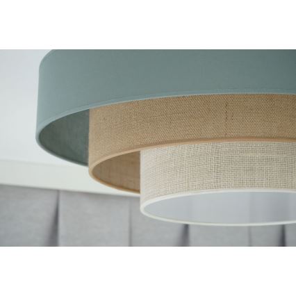 Duolla - LED lubinis šviestuvas LUNETA LED/26W/230V diametras 60 cm 4000K turkis/smėlio spalva/kreminė