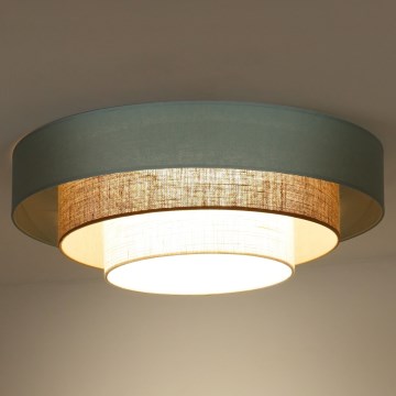 Duolla - LED lubinis šviestuvas LUNETA LED/26W/230V diametras 60 cm 4000K turkis/smėlio spalva/kreminė