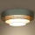Duolla - LED lubinis šviestuvas LUNETA LED/26W/230V diametras 60 cm 4000K turkis/smėlio spalva/kreminė