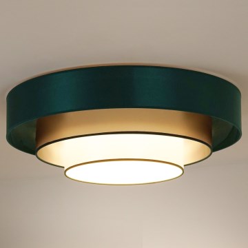 Duolla - LED lubinis šviestuvas LUNETA LED/26W/230V diametras 60 cm 4000K žalia/auksas/balta