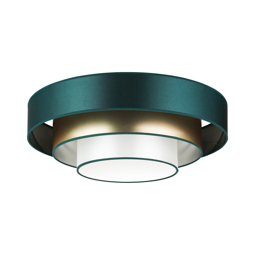 Duolla - LED lubinis šviestuvas LUNETA LED/26W/230V diametras 60 cm 4000K žalia/auksas/balta