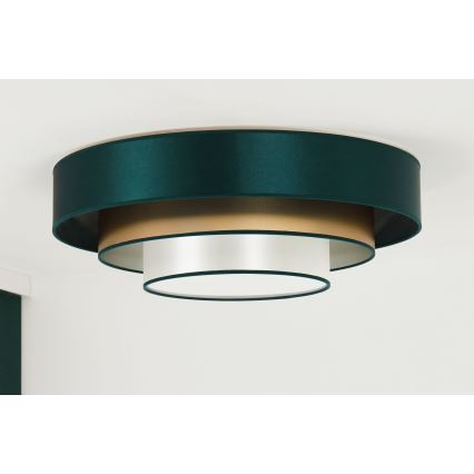 Duolla - LED lubinis šviestuvas LUNETA LED/26W/230V diametras 60 cm 4000K žalia/auksas/balta