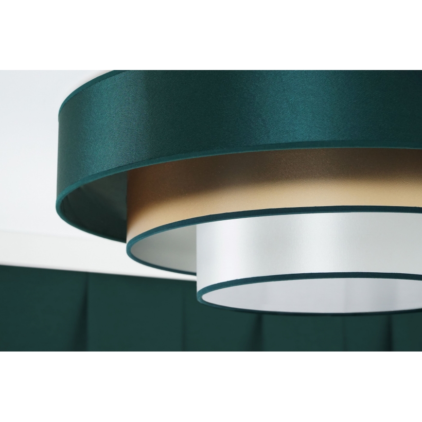 Duolla - LED lubinis šviestuvas LUNETA LED/26W/230V diametras 60 cm 4000K žalia/auksas/balta