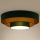 Duolla - LED lubinis šviestuvas LUNETA LED/26W/230V diametras 60 cm 4000K žalia/auksas