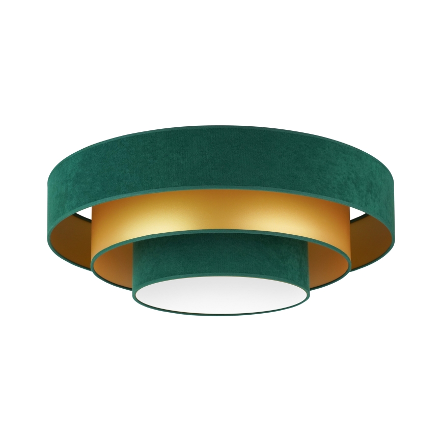 Duolla - LED lubinis šviestuvas LUNETA LED/26W/230V diametras 60 cm 4000K žalia/auksas