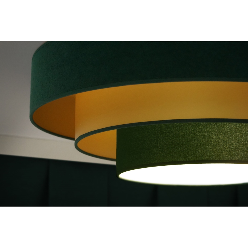 Duolla - LED lubinis šviestuvas LUNETA LED/26W/230V diametras 60 cm 4000K žalia/auksas