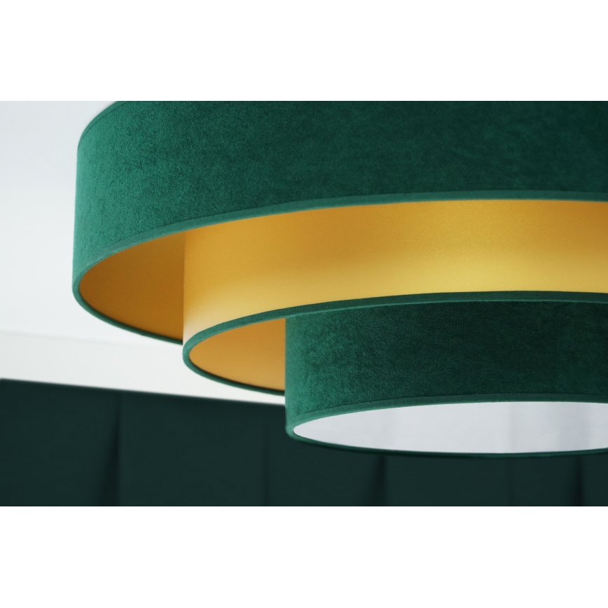 Duolla - LED lubinis šviestuvas LUNETA LED/26W/230V diametras 60 cm 4000K žalia/auksas