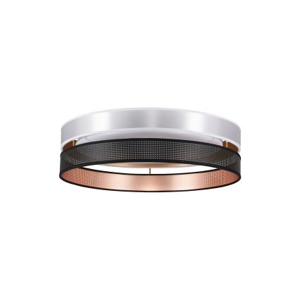 Duolla - LED lubinis šviestuvas ROLLER DUO SHINY LED/24W/230V diametras 45 cm sidabras/juoda