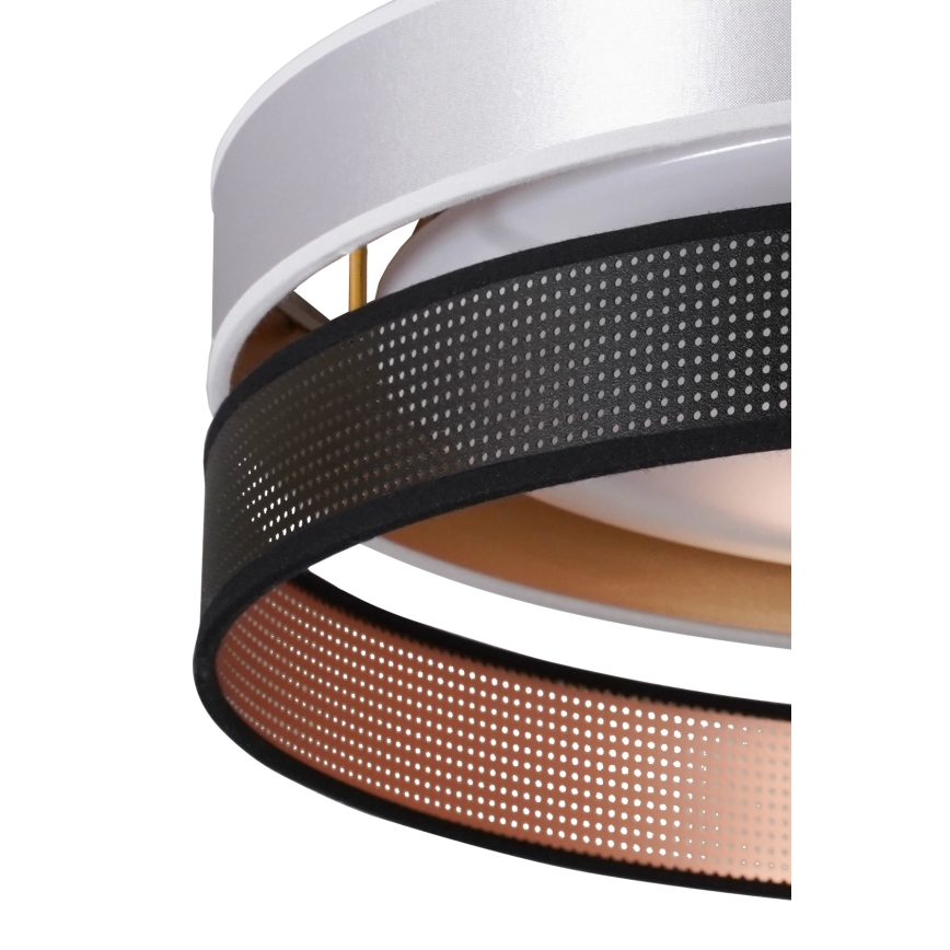 Duolla - LED lubinis šviestuvas ROLLER DUO SHINY LED/24W/230V diametras 45 cm sidabras/juoda