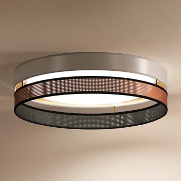Duolla - LED lubinis šviestuvas ROLLER DUO SHINY LED/24W/230V diametras 45 cm balta/varis