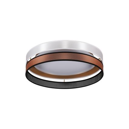 Duolla - LED lubinis šviestuvas ROLLER DUO SHINY LED/24W/230V diametras 45 cm balta/varis