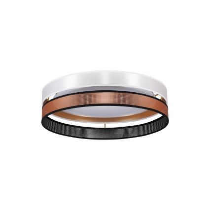 Duolla - LED lubinis šviestuvas ROLLER DUO SHINY LED/24W/230V diametras 45 cm balta/varis