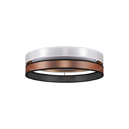 Duolla - LED lubinis šviestuvas ROLLER DUO SHINY LED/24W/230V diametras 45 cm balta/varis