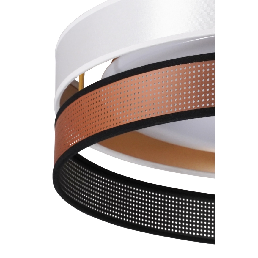 Duolla - LED lubinis šviestuvas ROLLER DUO SHINY LED/24W/230V diametras 45 cm balta/varis