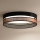 Duolla - LED lubinis šviestuvas ROLLER DUO SHINY LED/24W/230V diametras 45 cm juoda/varis