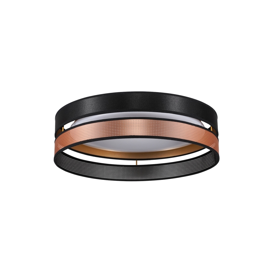 Duolla - LED lubinis šviestuvas ROLLER DUO SHINY LED/24W/230V diametras 45 cm juoda/varis