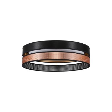Duolla - LED lubinis šviestuvas ROLLER DUO SHINY LED/24W/230V diametras 45 cm juoda/varis