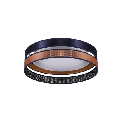 Duolla - LED lubinis šviestuvas ROLLER DUO SHINY LED/24W/230V diametras 45 cm mėlyna/varis