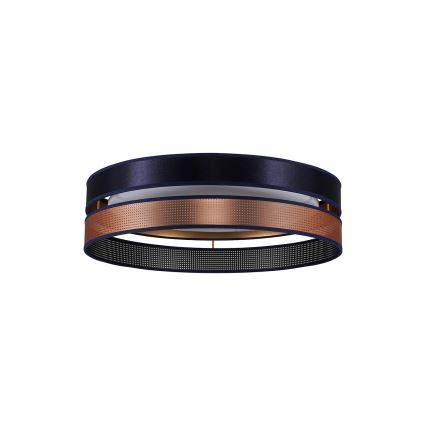 Duolla - LED lubinis šviestuvas ROLLER DUO SHINY LED/24W/230V diametras 45 cm mėlyna/varis